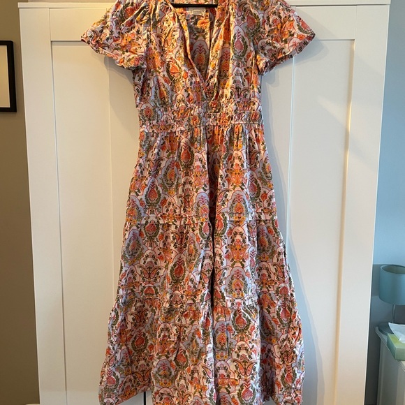 Anthropologie Somerset Floral Multicolor Dress - Picture 4 of 7